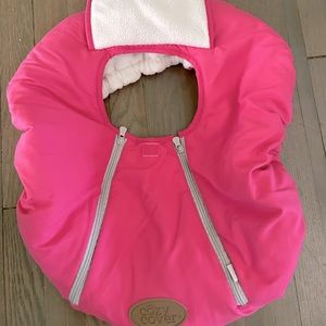 Pink Cozy Coves car seat cover
